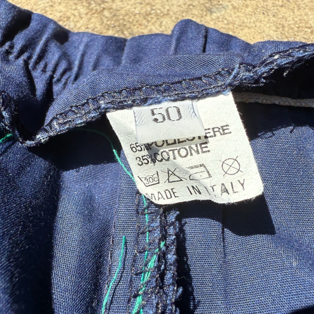 Vintage Salewa Outdoor Adventure Bibs - Blue and Green - Sz 50 - Picture 6 of 7